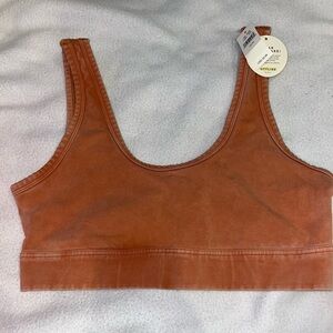 NWT OFFLINE By Aerie original recharge least support size medium burnt orange